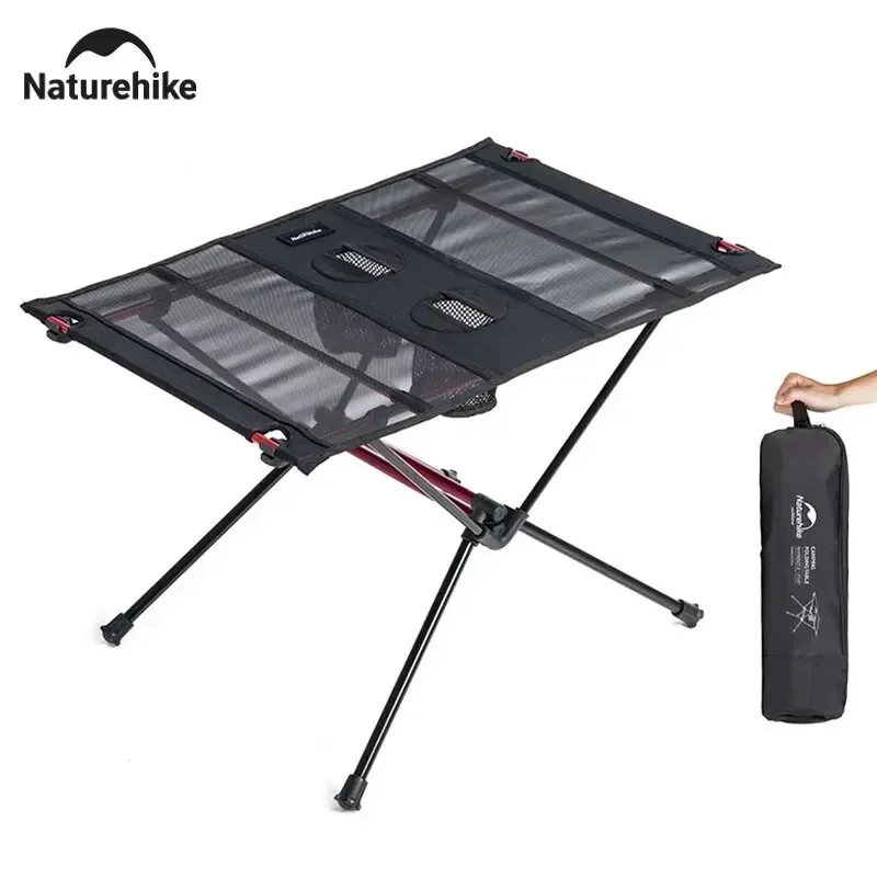 

Naturehike Camping Folding Table Ultralight Portable Water Cup Table Nylon Waterproof Desk Coffee Picnic Fishing Outdoor Travel