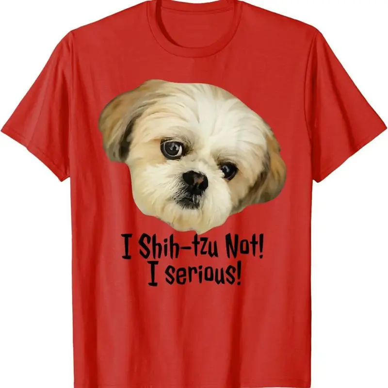 

Забавная футболка «Я Ши-тцу, а не серьезный щенок» для любителей собак