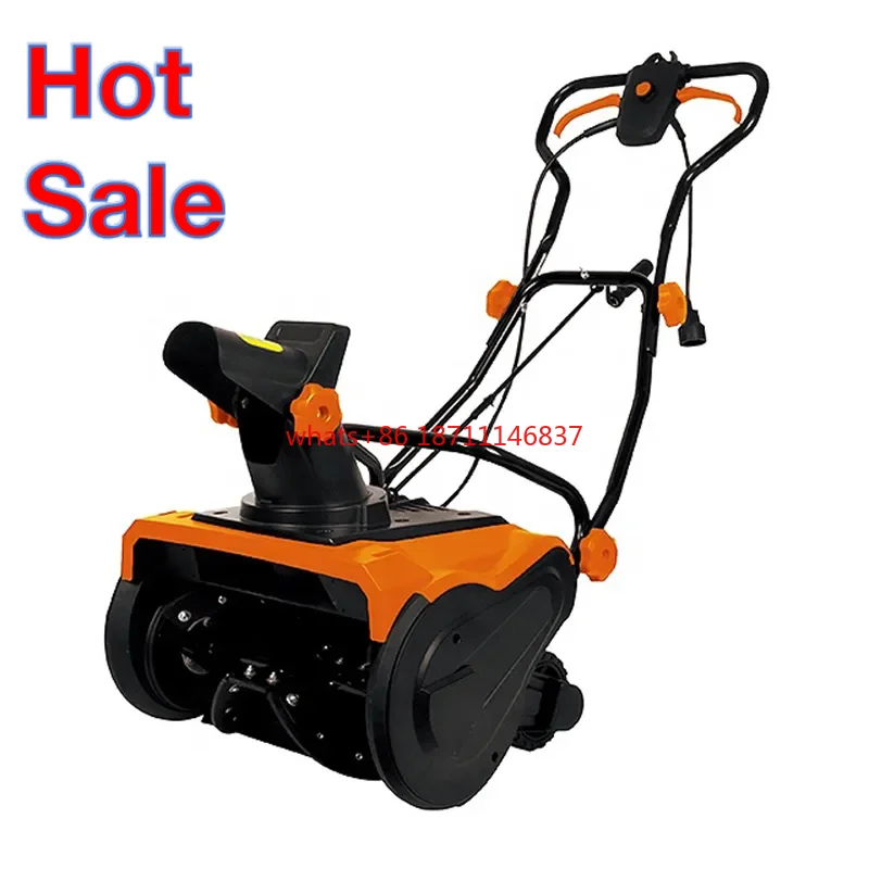 Vertak 1600W / 2000W hand mini snowplow snow removal machine portable chinese snow blower for europe and north american