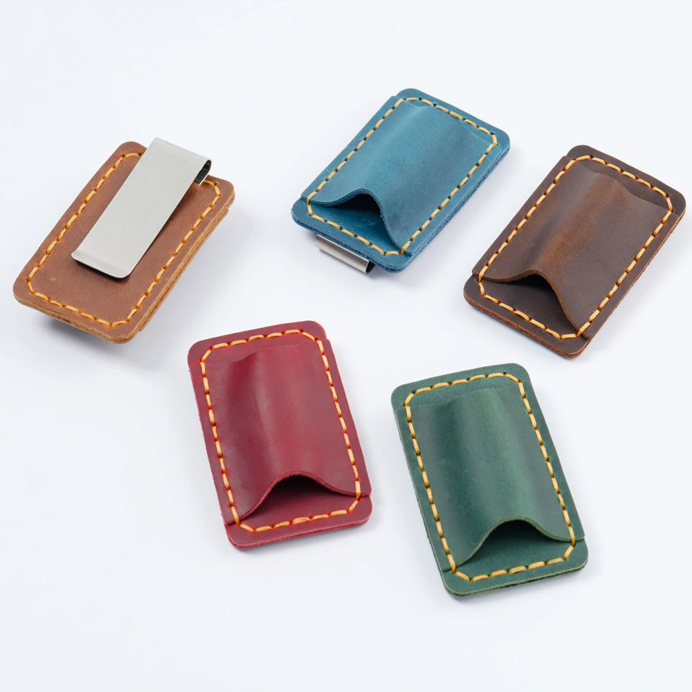 Multi-Purpose Vintage Leather Travel File Organizer with Pen Loop & Document Holder