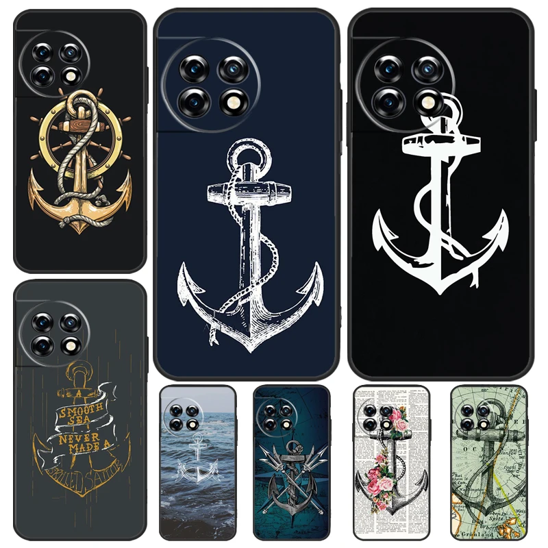 Anchor Sea Beach Case For OnePlus Nord CE 3 Lite 2 2T N10 N20 N30 N100 N200 8T 9R 10R 10T 9 10 Pro 11 Cover