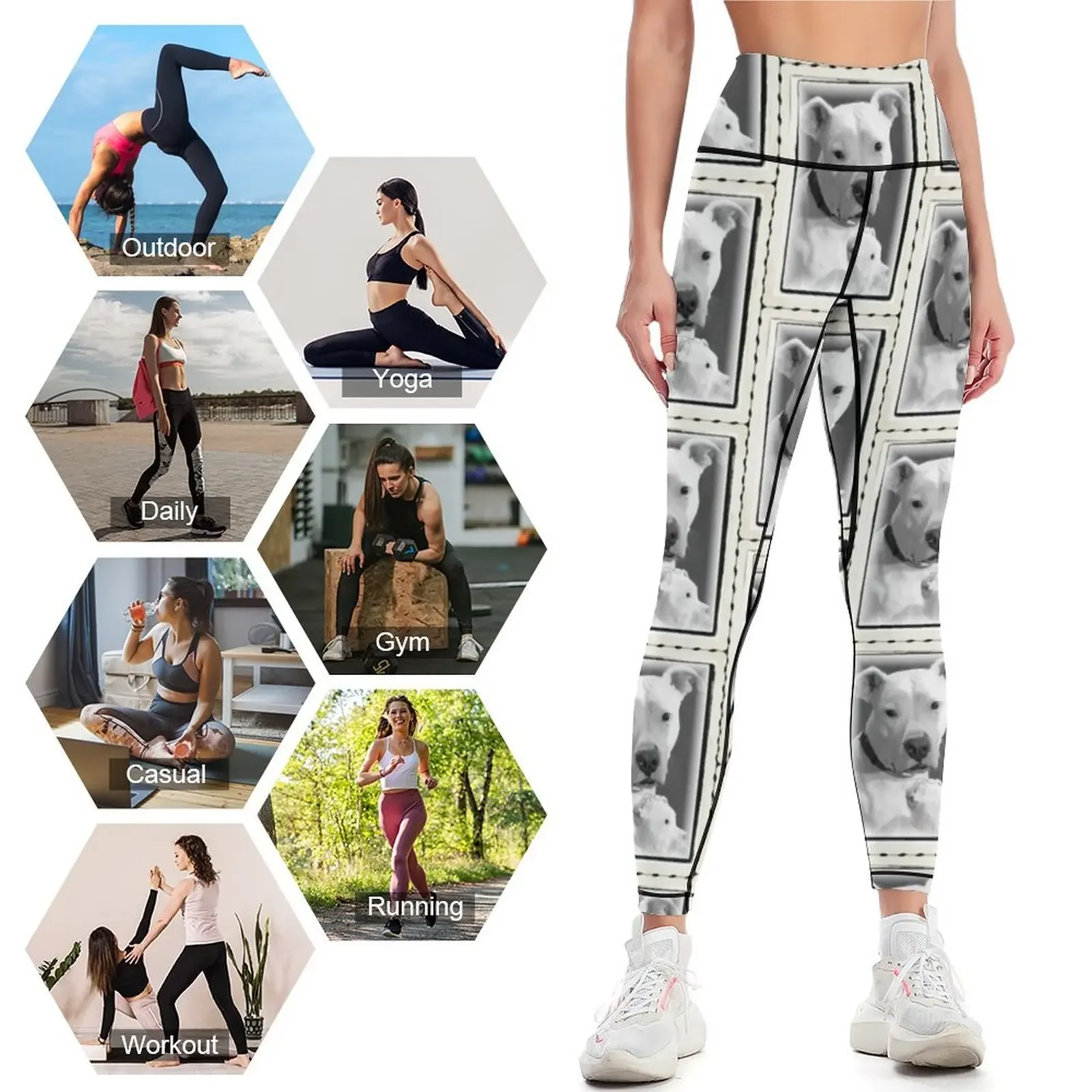 Pit bull leggings fitness mulher calças esportivas femininas legging calças levanta bunda leggings das mulheres