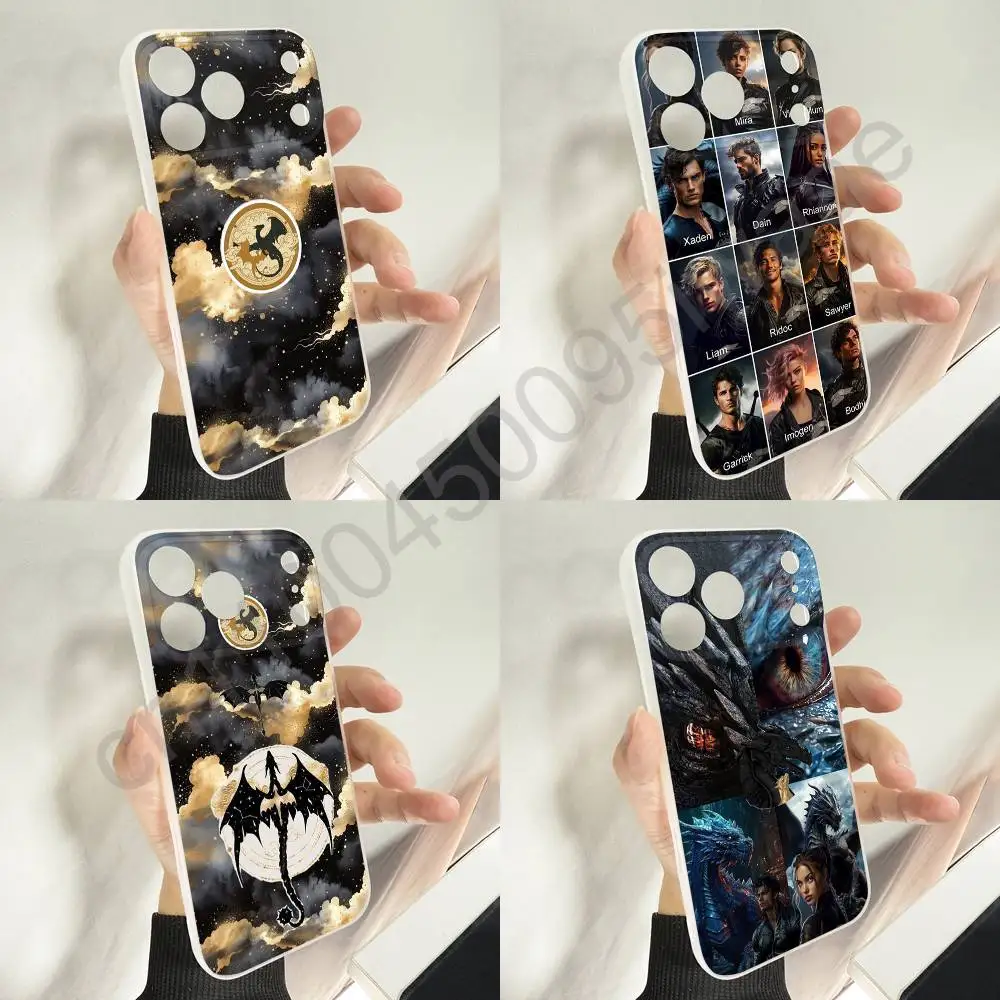 

F-Fourth Wing Dragon Novel Phone Case For iPhone 11,16,15,14,13,17,12,Plus,E,Air,Mini,Pro,Max Magnetic Magsafe Soft Cover