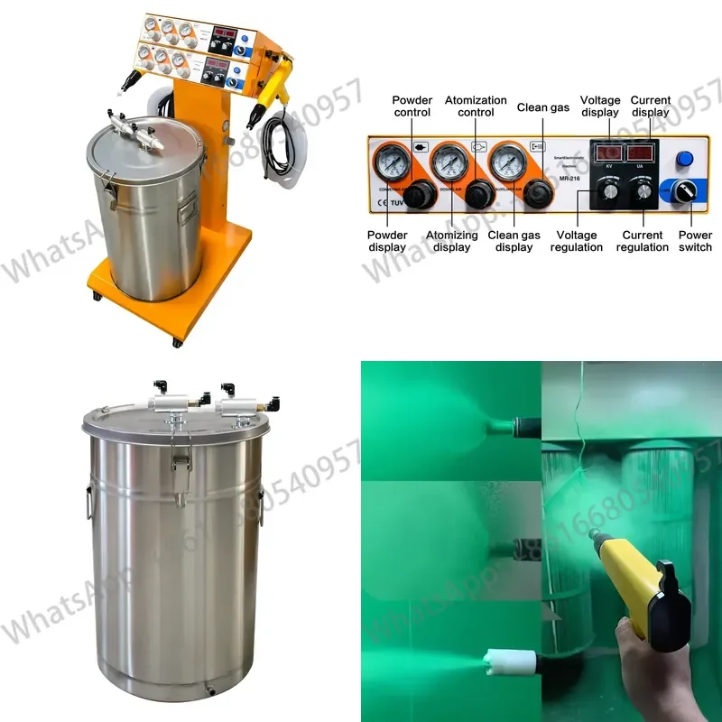 Double Electrostatic Generator Powder Coating Machine with Core Assembly