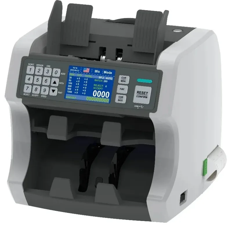 【2026】Money Printing Machine Bill Counter Machine Money Counting Machine Fake Money Detector With UV MG IR CIS