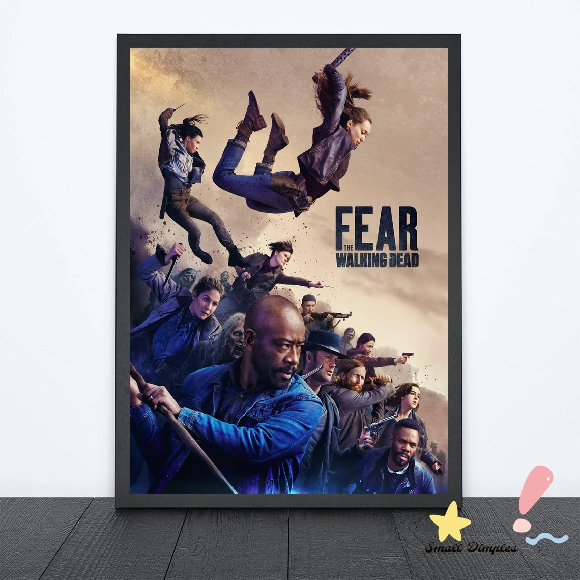 Fear The Walking Dead Season 5 Movie Poster Canvas Art Print Home Decoration Wall Painting ( No Frame )