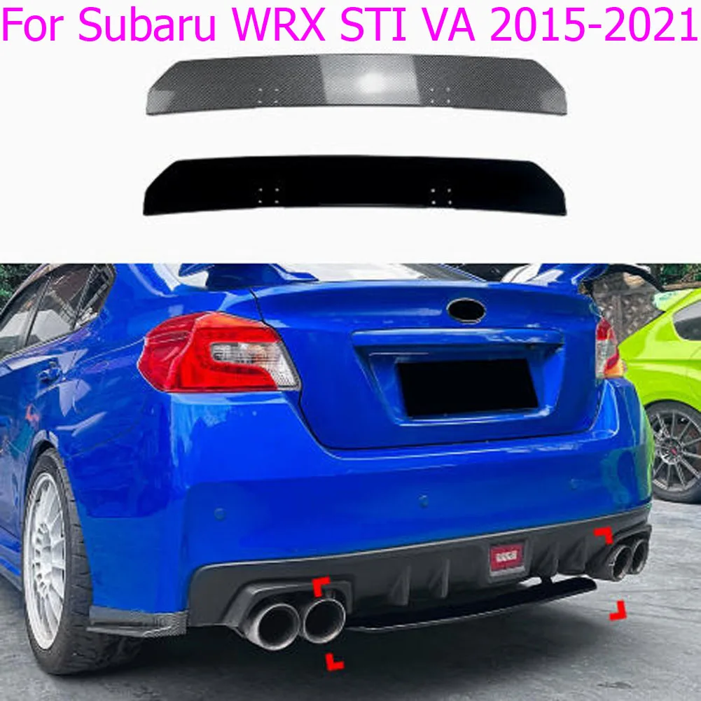 For Subaru WRX STI VA 2015-2021 Rear Lip Rear Bumper Diffuser Aerodynamic Exterior Mod Accessories