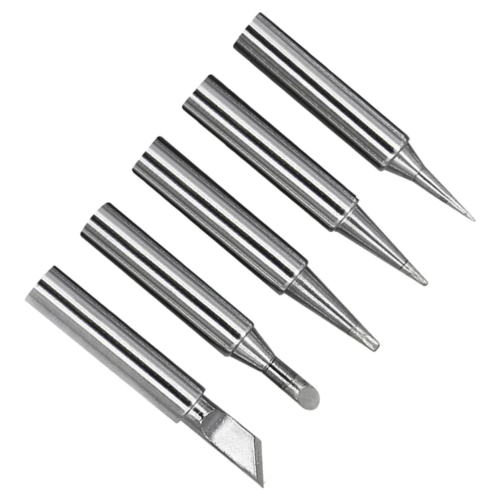 Soldering Iron Tip Set 936 Soldering Iron Tip Replacement Leadfree and Copper Material Professional Quality