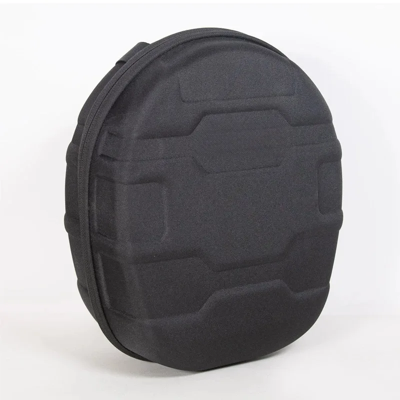 The earphone bag head wears a big ear storage bag black, which is suitable for various earphone models.
