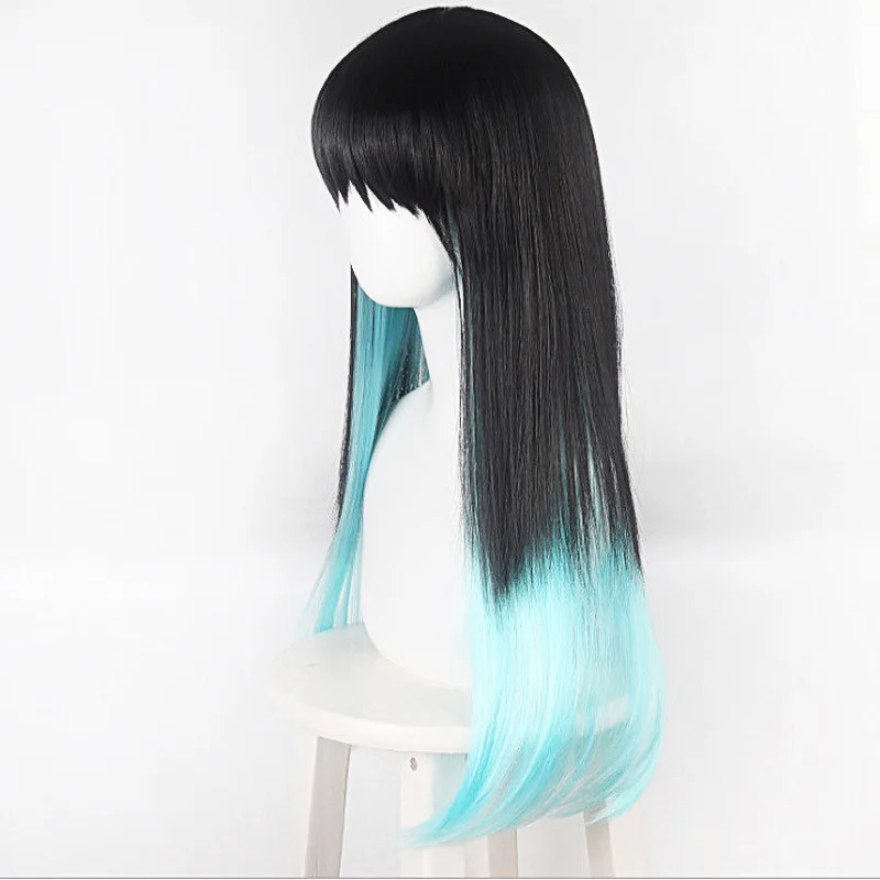 Aime Tokitou Muichirou Cosplay Costume Demon Slayer Cosplay Kimetsu No Yaiba Kisatsutai Uniform Wig Halloween Costume for Woman image 6