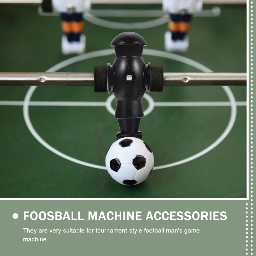 

5 Pcs Table Soccer Machine Replacement Players Resin Men Durable Smooth Foosball Player Surface Clear Color Printing