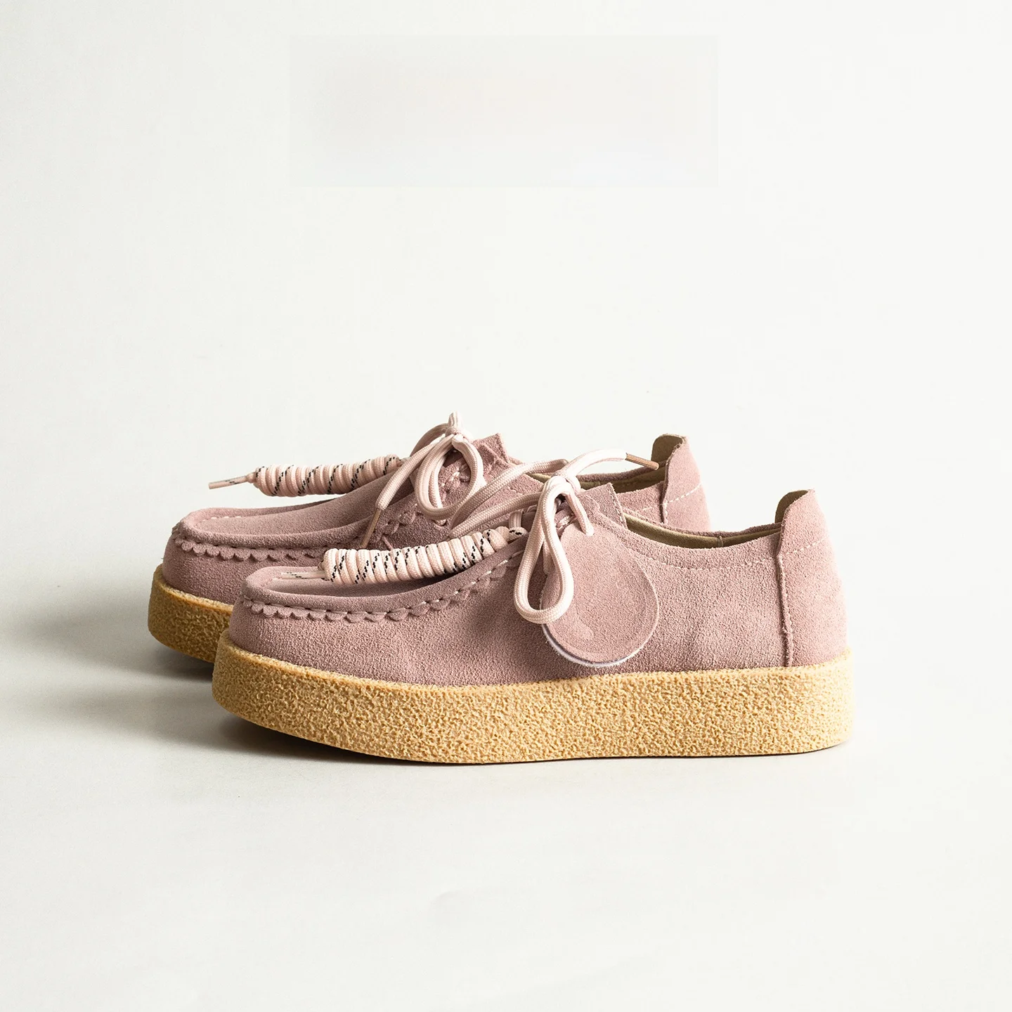 

Женские ретро-туфли Kaimanli в повседневном стиле, корейские лоферы с подошвой из каучука, без меха, в стиле Cookie Deqin