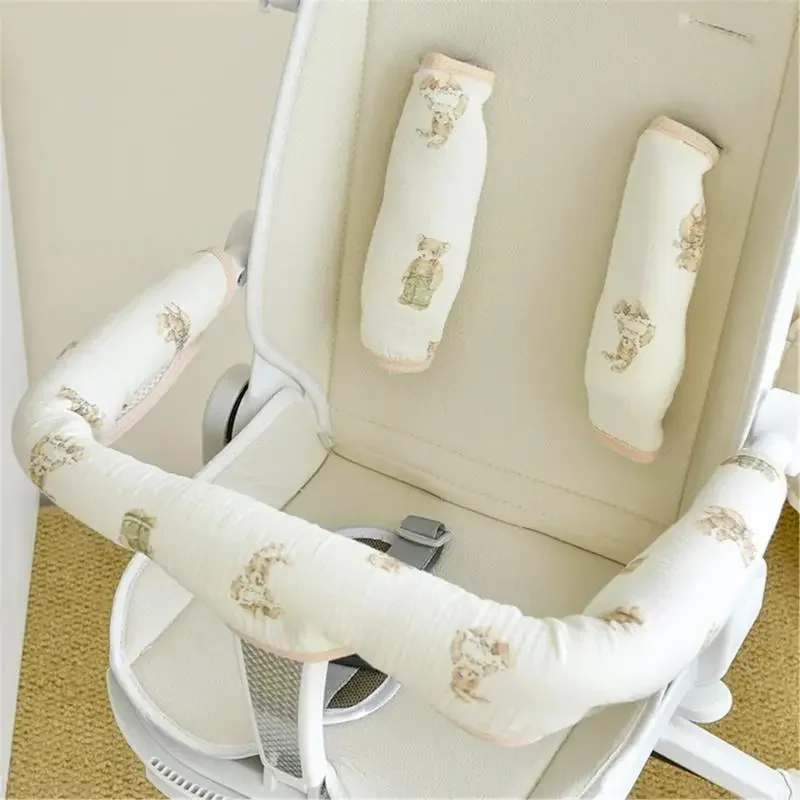 

Baby Strollers Handle & Shoulder Pads Set Cotton Handlebar Cover & Shoulder Pad set for 0 to 3 Year for Travel & Shopping 15UB