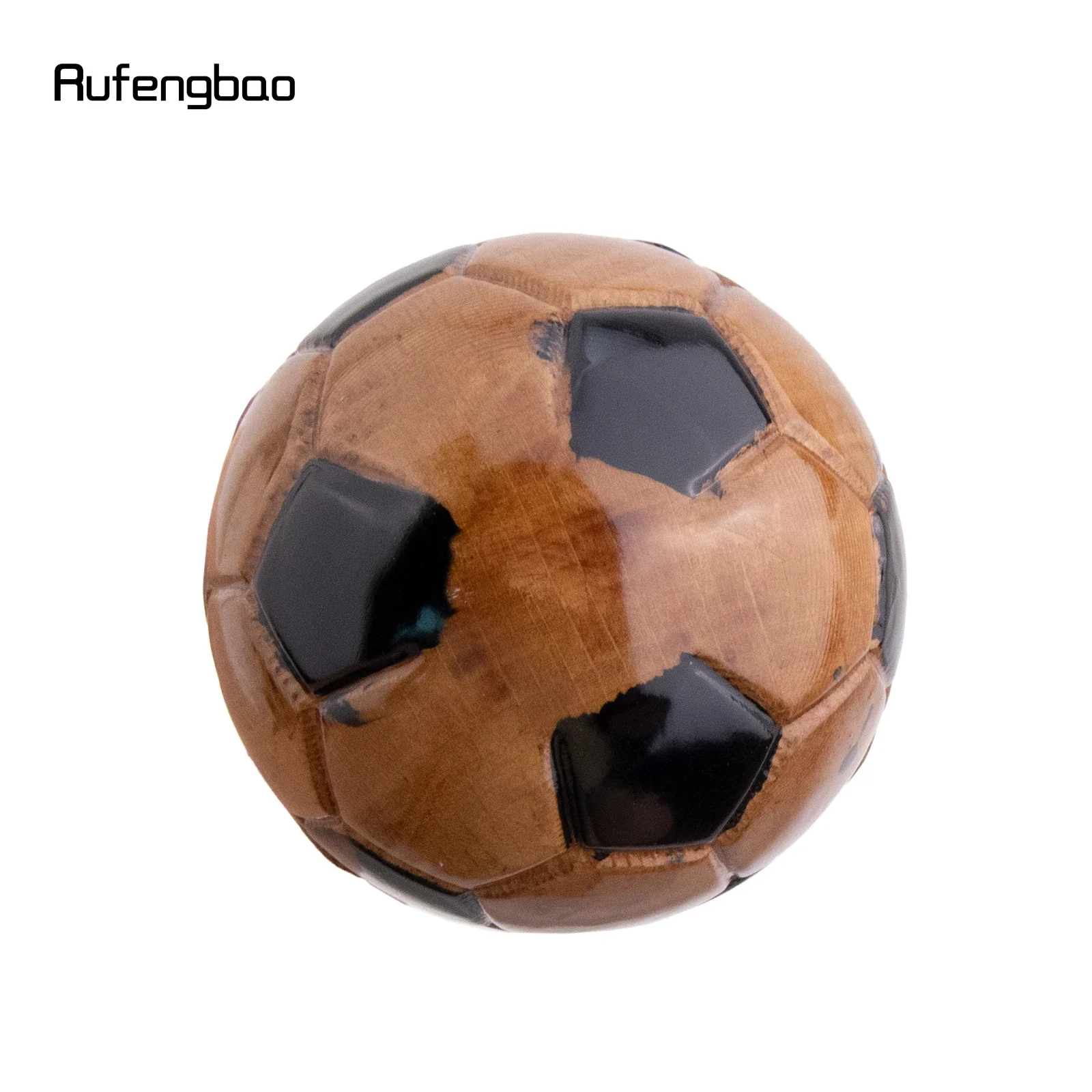 Football Brown Wooden Fashion Walking Stick Decorative Vampire Cospaly Party Wood Walking Cane Halloween Mace Wand Crosier 95cm view 6
