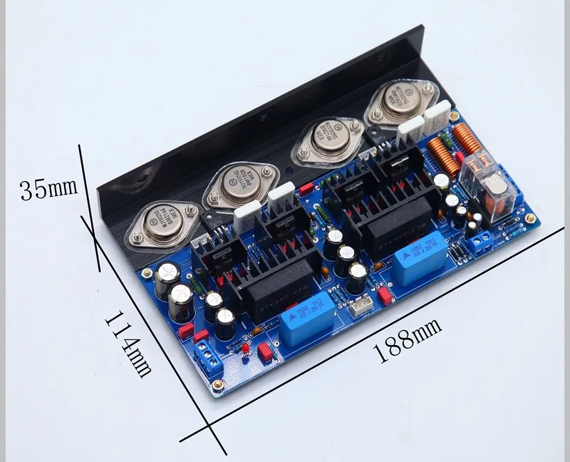 Gold Sealed ON MJ15024 MJ15025 Tube Hifi Stereo 120W*2 2.0 Channel Audio Amplifier Board