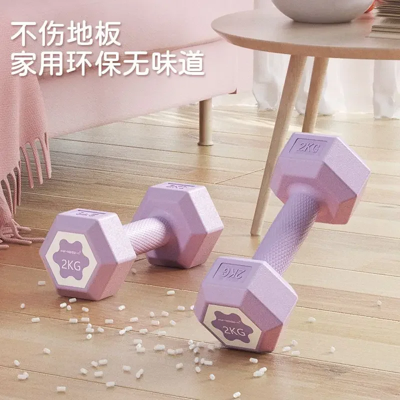 Girls' Home Dumbbell Slimming Arm Fitness Equipment Dormitory Suitable for Lightweight Small Dumbbell Training