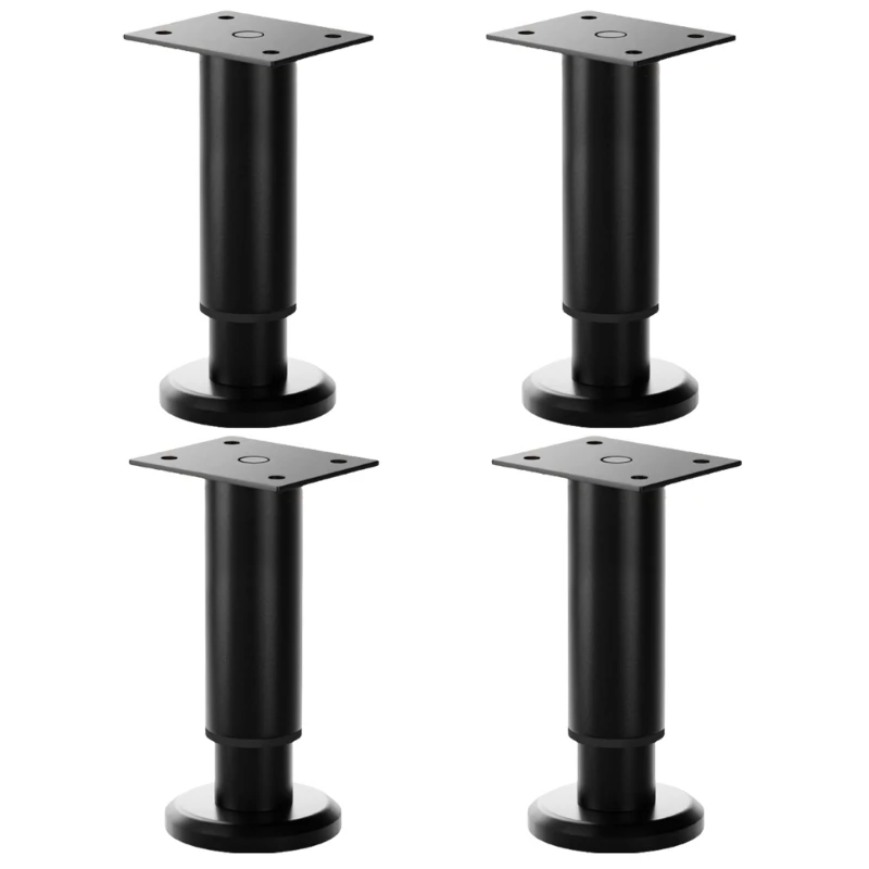 4pcs Furniture Elevating Legs with Adjustable Height Rise Legs for Stability