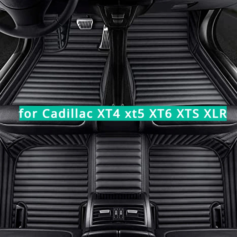 

Автомобильные коврики под заказ для Cadillac XT4 xt5 XT6 XTS XLR 2013-2023-2024 1-й и 2-й ряд всепогодные автомобильные аксессуары кожаные ножки