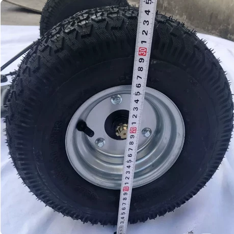 Thickened Rear Axle Assembly DIY Modified with 6 Inch Wheels, for 2 to 3 4 Wheel Motorcycle and Go Kart Accessories