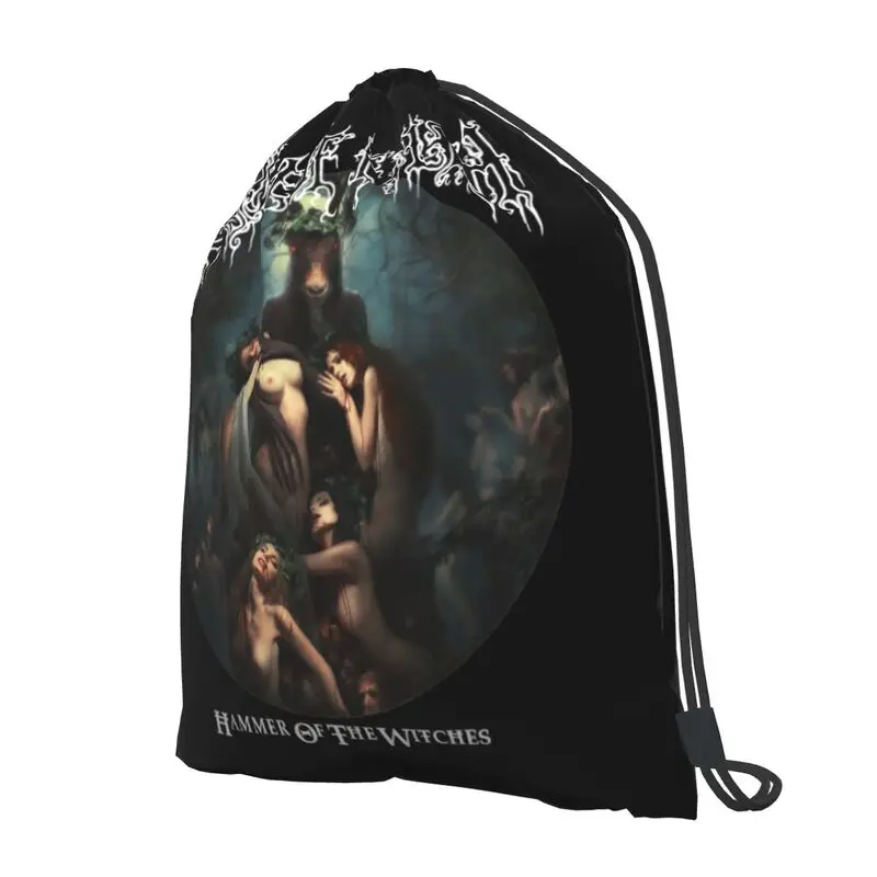 Tn2212 Cradle Of Filth Hammer Of The Witches Drawstring Backpack Bookbag Backpack Shopping Bag Outdoor Running Sports Bag