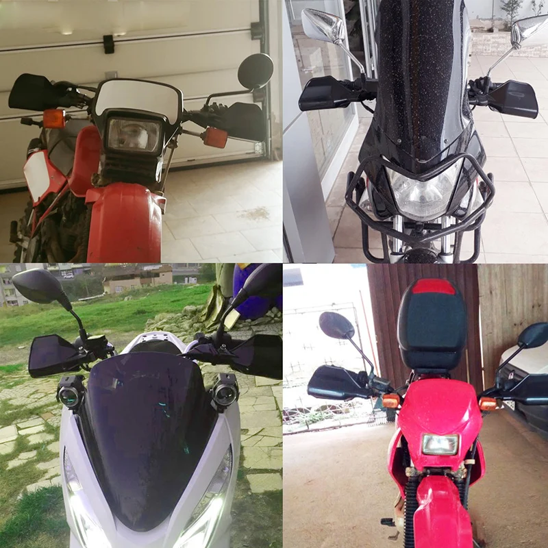 Motorcycle Handguard Windproof Handlebar Shield Hand Guard Protector Cover for Kawasaki Suzuki Honda Motorbike Motor Accessories