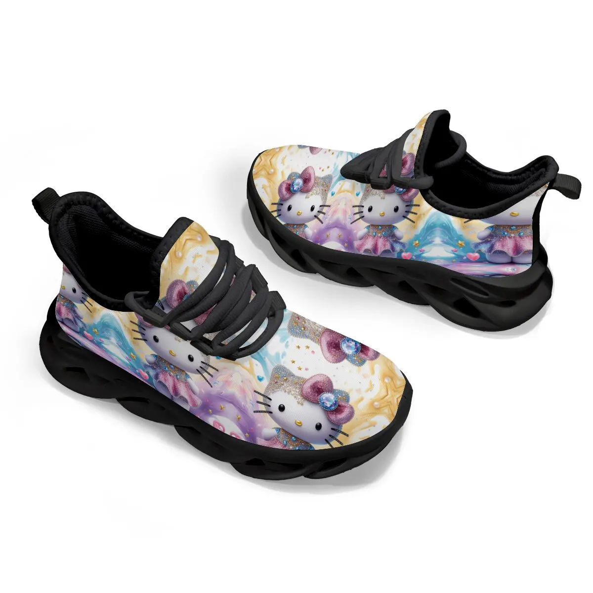 

Hello Kitty Shoes Детские белые туфли Аниме Kitty Cat Спортивная обувь Детские повседневные кроссовки Kitty Теннисные туфли Sanrio Basket Shoes