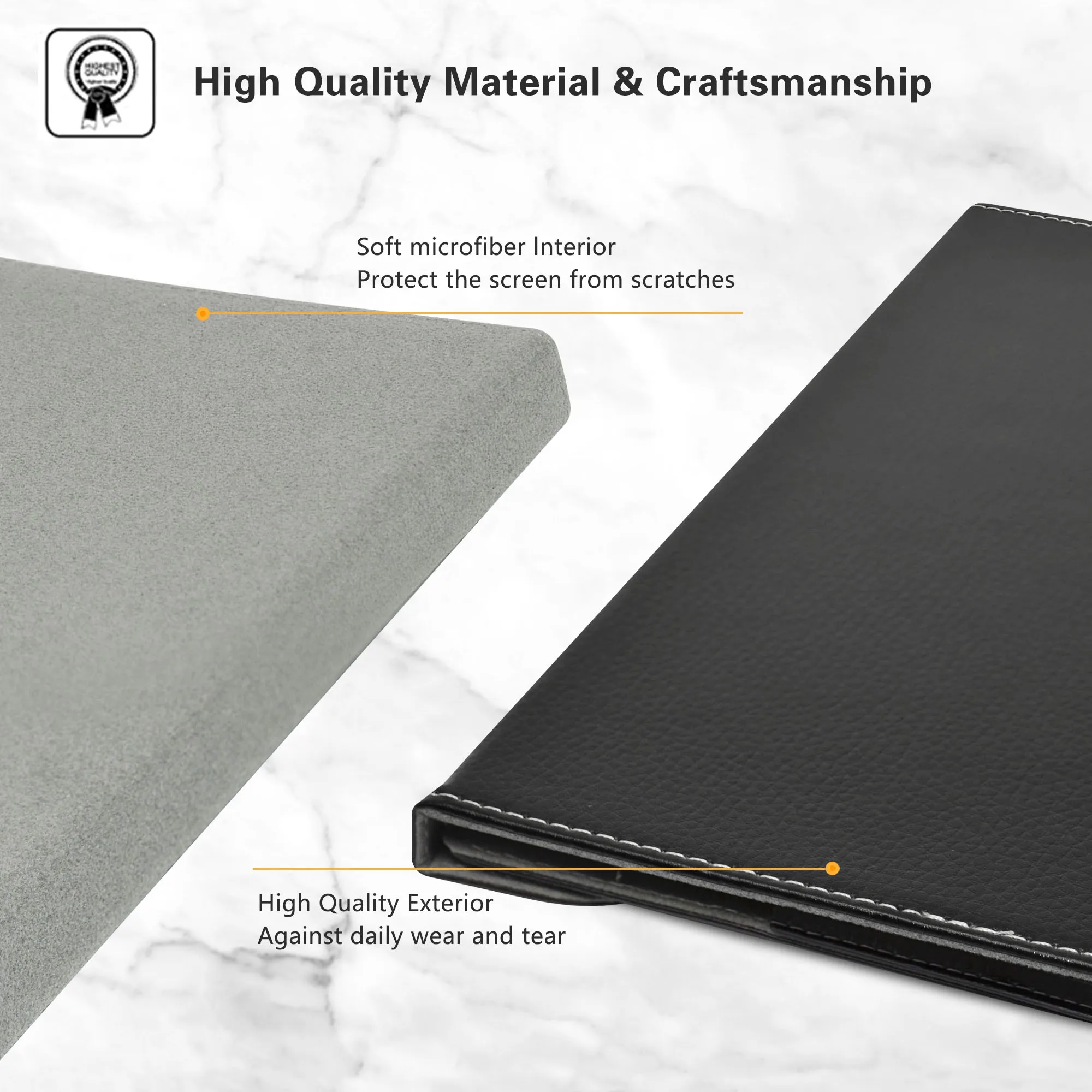 360 Degree Rotary Rotating PU Leather Cover For 10.3" BOOX Tab Ultra C Pro / BOOX Tab Ultra ePaper Tablet - Image 5