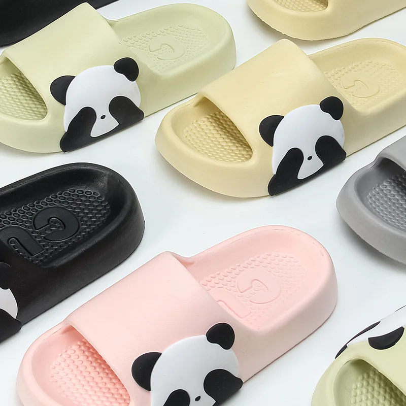 House Slipper Women Panda clapper Cute Cloud Sandals Summer Flip Flops Beach Slides Home Room Shoes Men Male Flat Female Eva