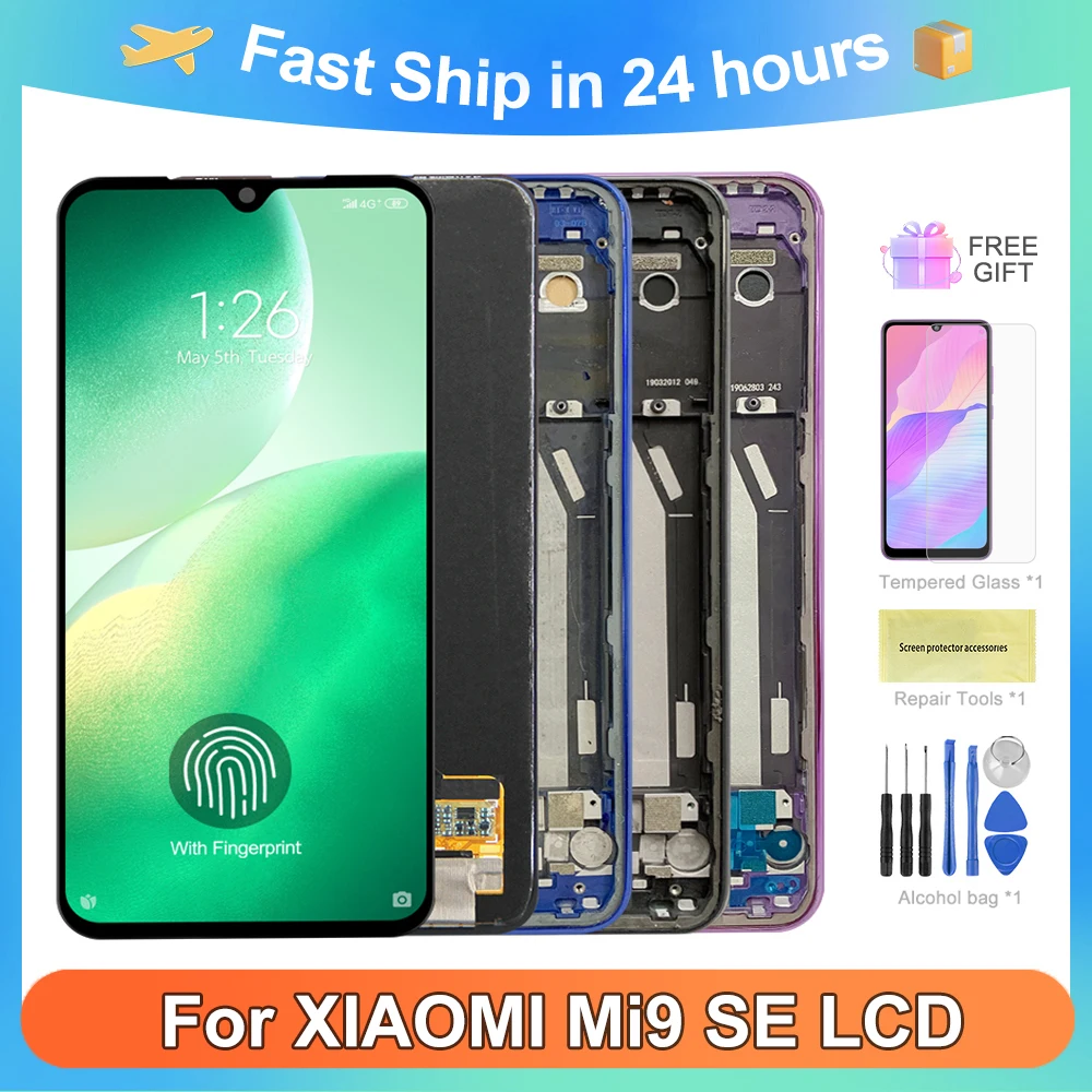 For Xiaomi 5.97\'\'Mi 9 SE For  Mi9SE M1903F2G LCD Display Touch Screen Digitizer Assembly Replacement