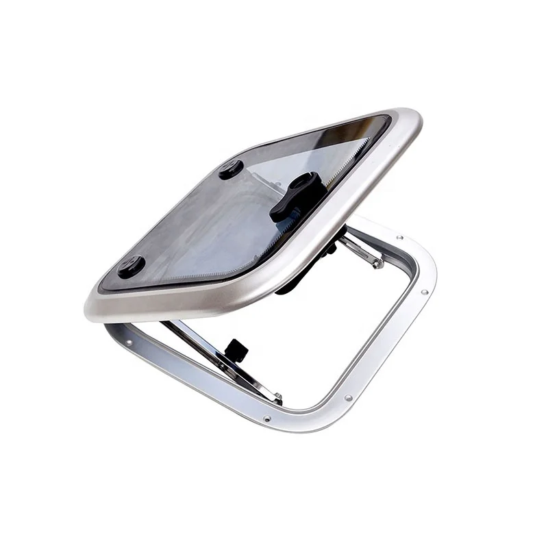 

Customized Marine Boat RV Skylight Escape Hatch Window Aluminum Deck Hatch For Boats Yacht RV