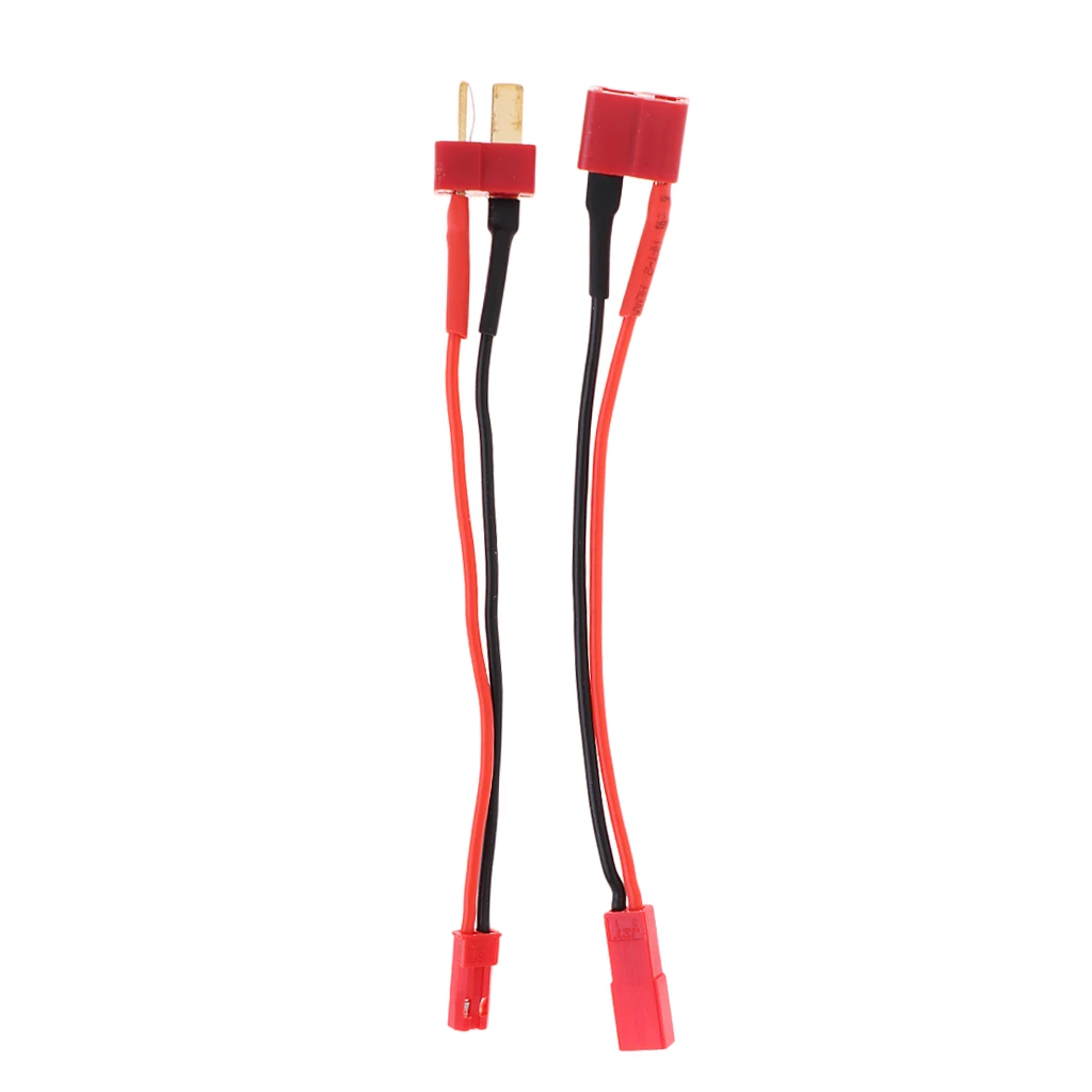 Coppia Deans T Plug a connettore JST maschio e femmina con cavo da 13cm 14AWG