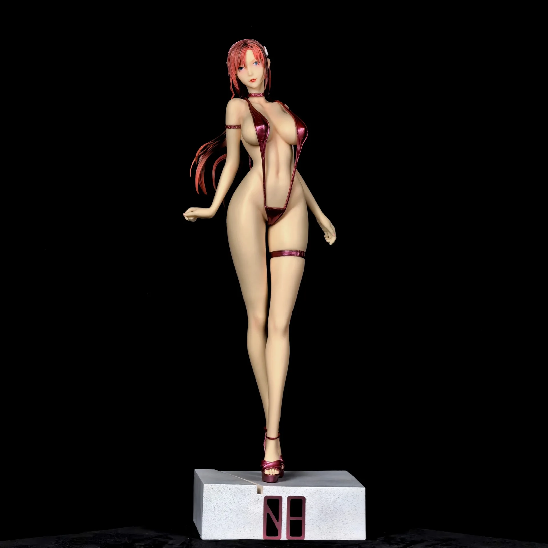 

48 см аниме купальник из ЭВА Мари Макинами, иллюстриальная стоячая поза, фигурка, модель из ПВХ, статуя, игрушки, декор для стола, подарки в упаковке