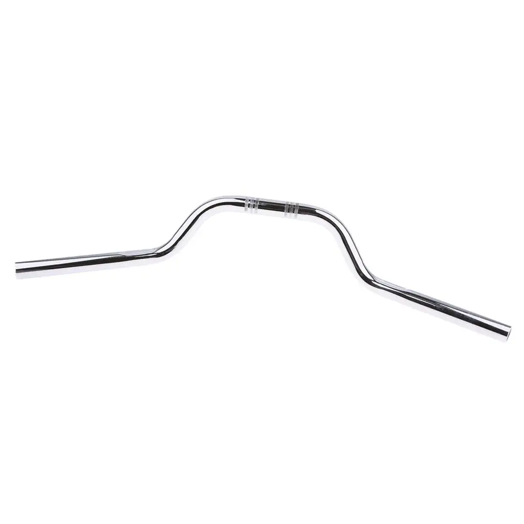 1 Inch 25mm Bar Handlebars for Motorcycle Dirt Bike Silver