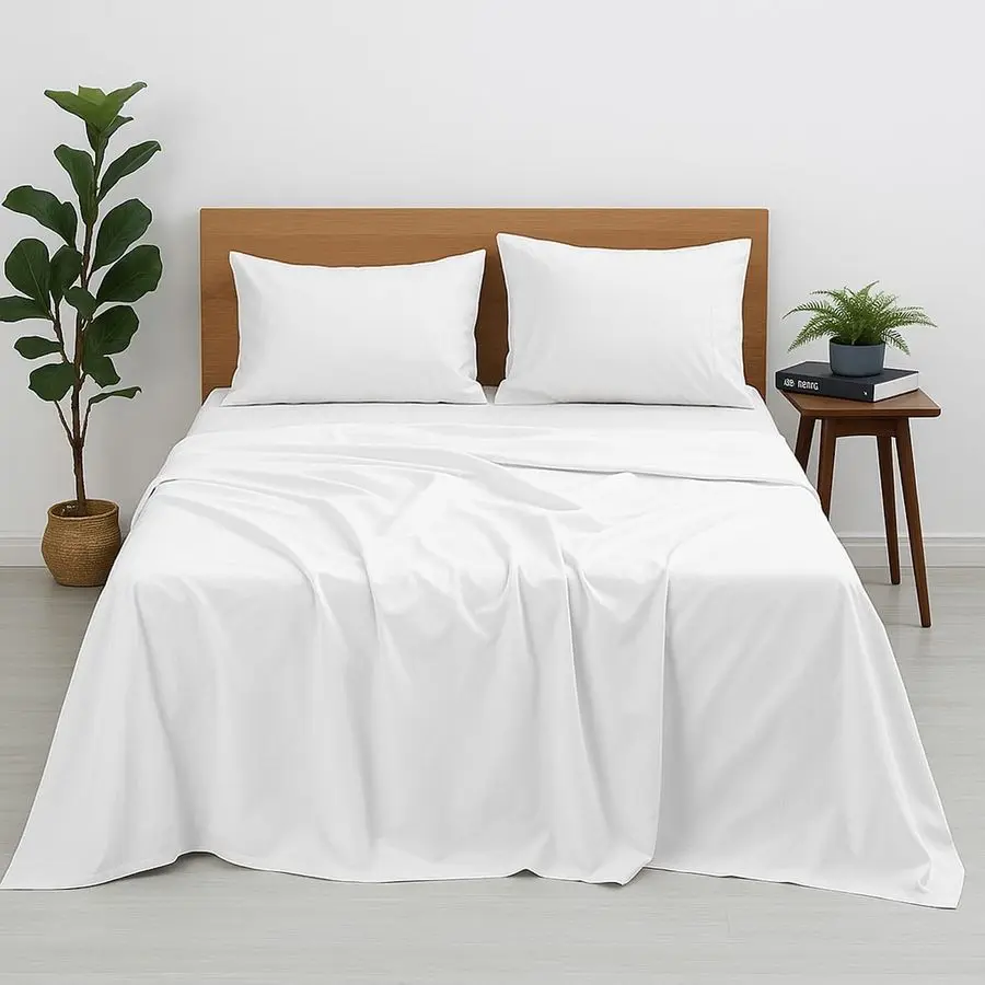 

Premium Quality 100 Egyptian Cotton 4 Piece Full Size Bed Sheet Set Fits 12 inch Deep Pocket Mattress, Naturally Cool, Soft amp