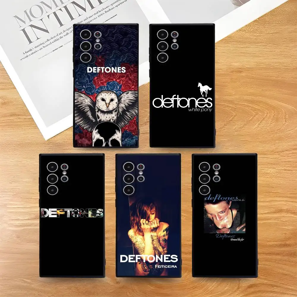 

The Band D-Deftones Phone Case Skin-Friendly Soft TPU Case Compatible With Samsung S21/S22/S23/S24/S25 FE/Plus/Ultra