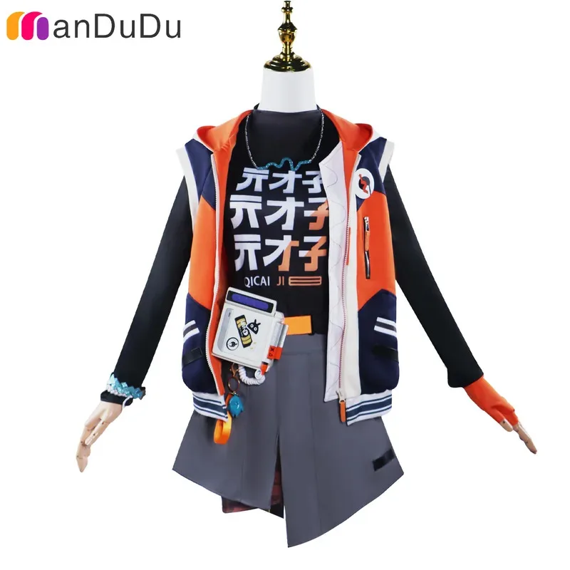 

qq34Belle Wise Zenless Zone Zero/ZZ Косплей Костюм Одежда для вечеринок Ролевые игры Comic Con Парики Coser Prop