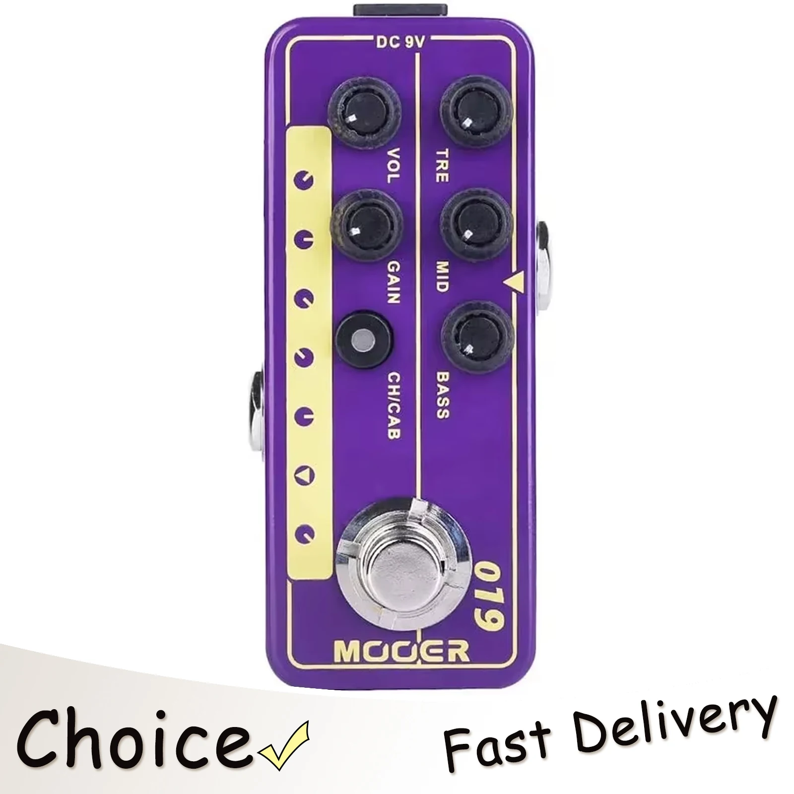 MOOER 019 UK Gold PLX Guitar Effect Pedal Digital Micro Preamp 70's Classic Rock Cabinet Simulation Pedal Electric Guitar Parts