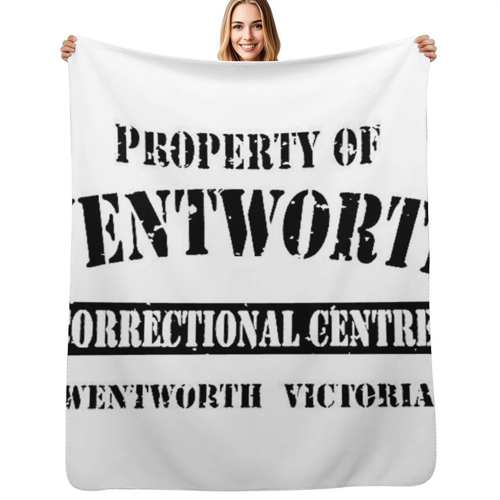 

Wentworth Correctional Center Throw Blanket Soft Warm Blanket Gift for Grandparents
