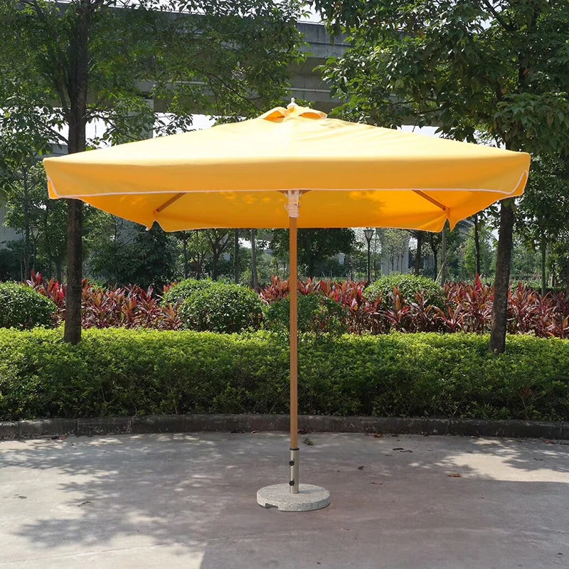 Outdoor single top square hanging edge sunshade umbrella Garden terrace Beach sun umbrella