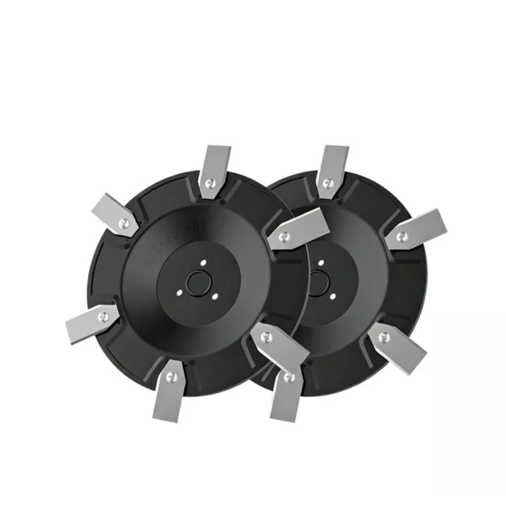 2 Pack For RIS-EOC-02 Compatible Cutting Disc Assembly for Ecovacs Goat A1600 A3000 Lawn Robot with 6 Mounting Holes 140mm OD