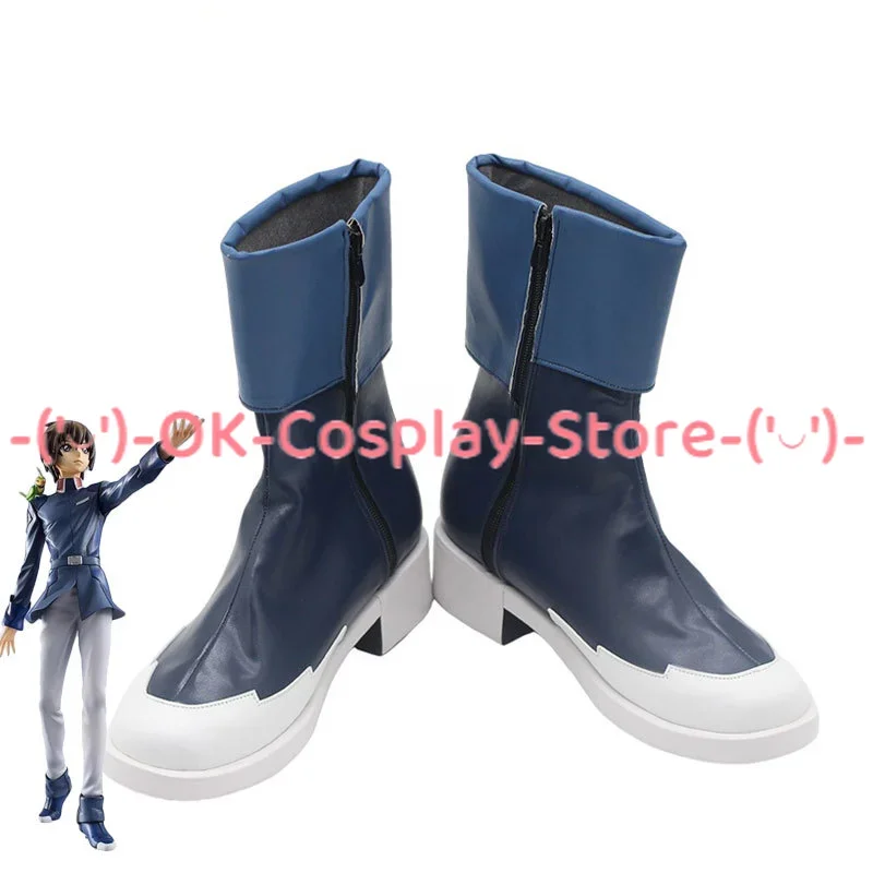 Kira Cosplay Shoes Earth Federation Forces Cosplay Prop PU Leather Shoes Halloween Carnival Boots Custom Made