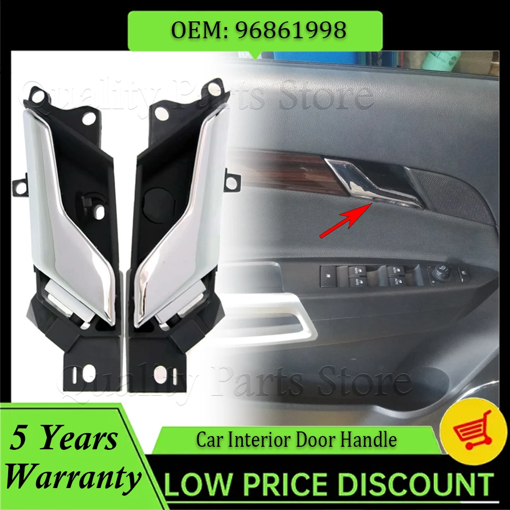 96 ​ ​ 861998 96861999 Para Chevrolet Opel CORSA B Astra H 2008 2009 2010 2011 2012 2013 2014 2015 Manípulo da Porta Interna do Carro