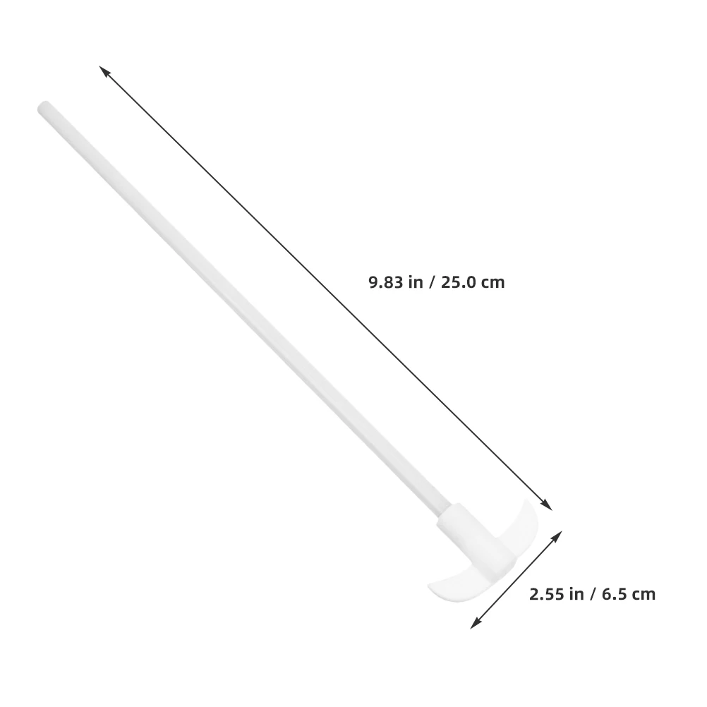 Haste de agitação para experimento científico, agitador de nível de laboratório ptfe para mistura e teste de reagentes químicos, haste misturadora prática