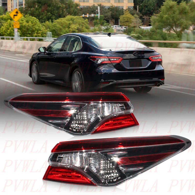 

For Toyota Camry 2021 2022 2023 Car accessories 1 Pair Outer Side LED Tail Light Rear Position Lamp 81560-06A20 81550-06A20