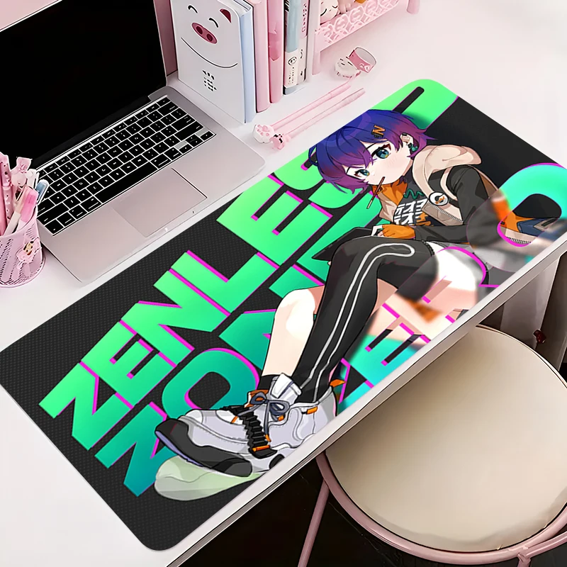 

Mouse Pad Office PC Accessories Keyboard Mat Anime Pattern Anti-slip Rubber HD Mousepad Z-zenless Zone Zero Belle Gamer Desk Mat