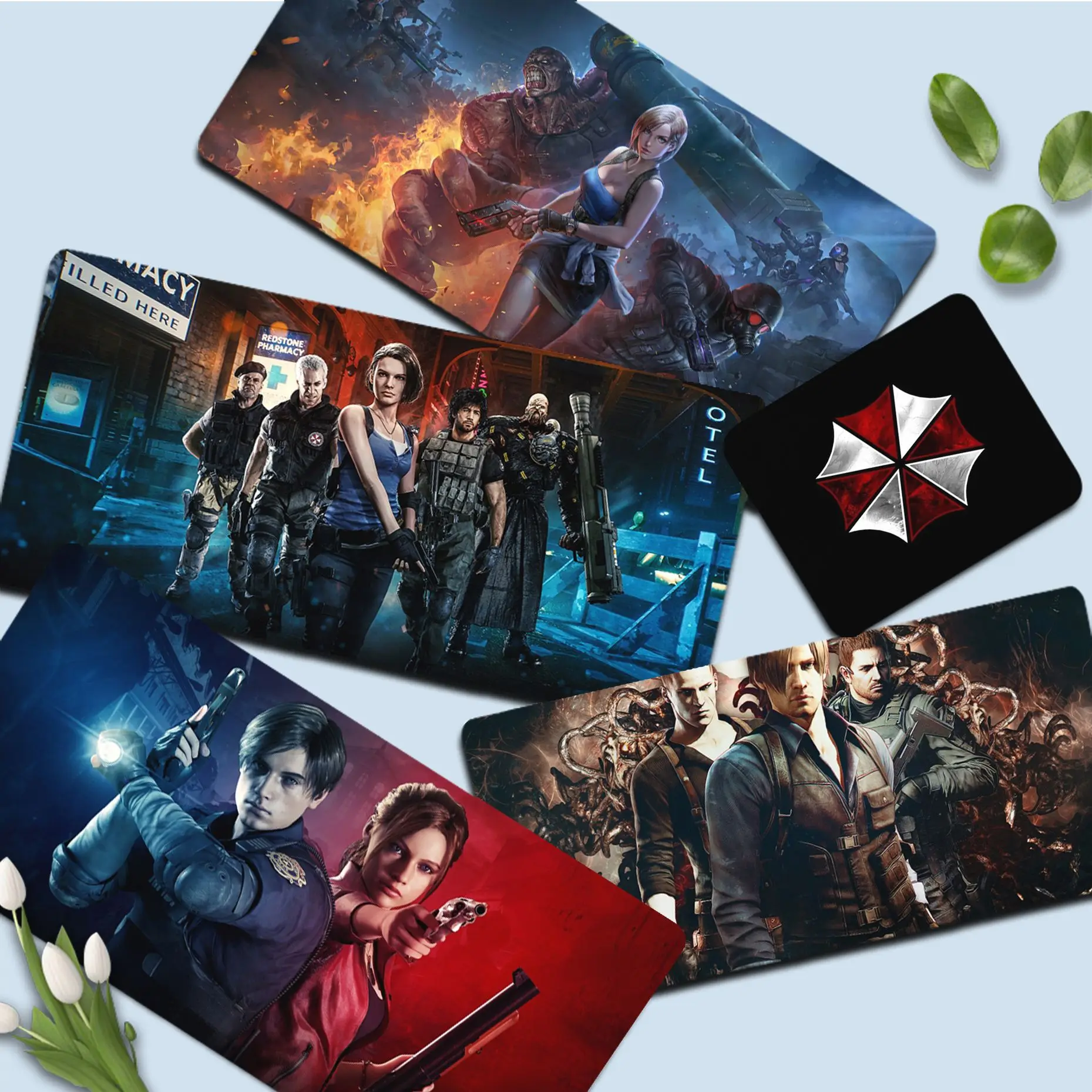 

R-resident E-evil game Mousepad Fashion Unique Desktop Pad Game Mousepad Size for Customized mouse pad for CS GO PUBG