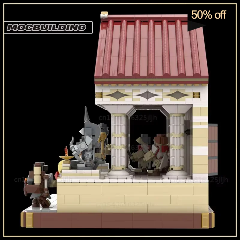 UCS العمارة القلعة الشهيرة MOC اللبنات قصر جمع التكنولوجيا الطوب لتقوم بها بنفسك تجميع نموذج عرض اللعب هدية عيد الميلاد #5