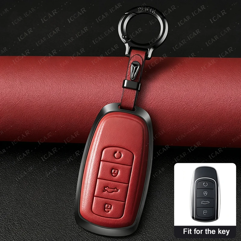 Zinklegierung Autoschlüsselhülle für Chery Jaecoo J7 J8 7 Tiggo 8plus 8 5 Plus 7pro Max Omoda 5 C5 Arrizo Schlüsselschutzgehäuse – Detail 3