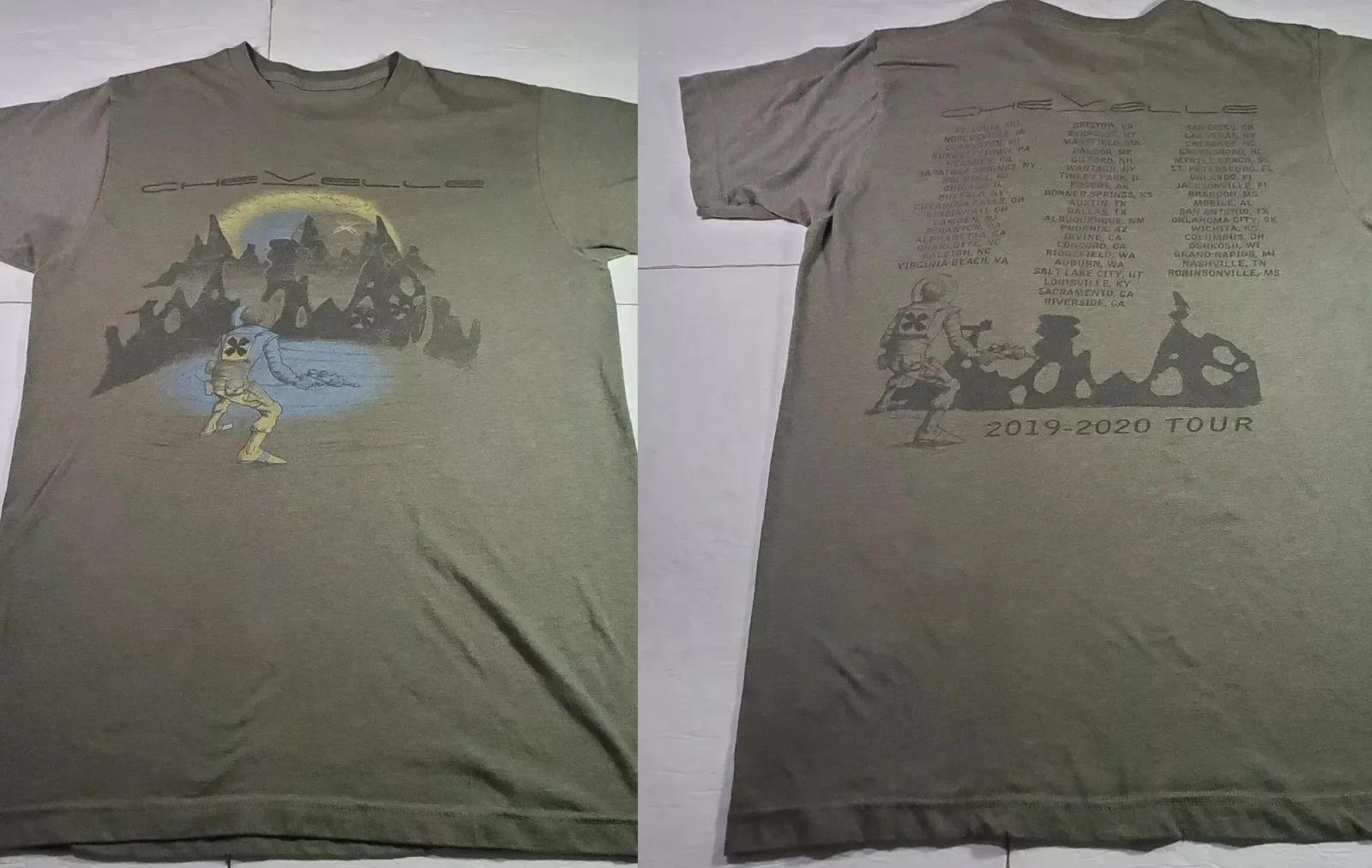 SALE 40% ~Chevelle Band Tour 2019 2020 Gift For Fan 2 sides T-shirt All Size S-5