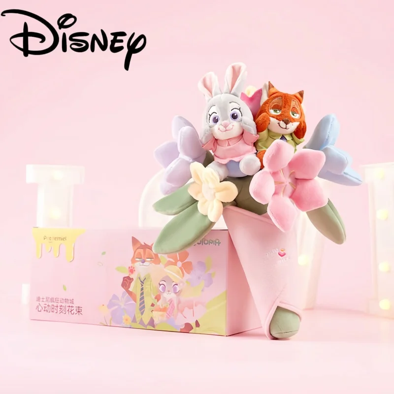 

Hot New Genuine Disney Potdemiel Engagement Wedding Bouquet Plush Doll Qixi Valentine'S Day Holding Flowers Birthday Gift